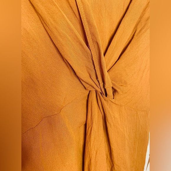 Fall Back In Rust Dress - Picture 3 of 4